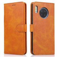 Business Leather Wallet Case For Huawei Mate 30 Pro Card Pocket Kickstand Flip Phone Cover For Huawei Mate30 Magnetic Close