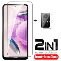 2in1 Tempered Glass Case For Xiaomi Redmi Note 12S 4G Screen Protectors Redmy note 12 S Note12S Note12 S Camera Protective Film