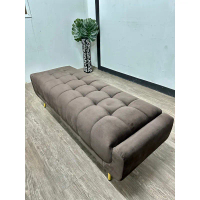 VC LUXURY BENCH CHAIR GOLD LEG VELVET LONG STOOL OTTOMAN SOFA Furniture chesterfield sofaella modern