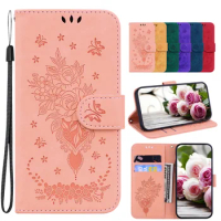 Sunjolly Phone Cover for Samsung Galaxy S22 Ultra S21 Plus S20 S21 FE S20 Ultra S9 Plus Flip Wallet PU Leather Phone Case coque