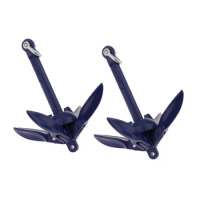 2X Grapnel Anchor System, Folding Anchor, Foldable Kayak Anchor for Fishing