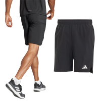 【adidas 愛迪達】D4T Short 男款 黑色 吸濕排汗 拉鍊口袋 透氣 舒適 訓練 健身 重訓 運動 短褲 IK9723