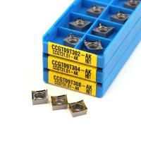 Alat Pemusing Dalaman, 10pcs, CCGT09T302 CCGT09T304 CCGT09T308 AK H01, Sisipan Pemusing Aluminium, A