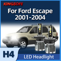 Roadsun 2PCS LED Headlight H4 9003 HB2 6000K CSP Chip Car Light High Low Beam Bulbs Fit For Ford Escape 2001 2002 2003 2004