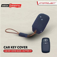 Otoproject Car Key Cover Toyota 2 Button V1 | Cover Kunci Mobil Agya / Ayla - Sarung Remote Mobil Al
