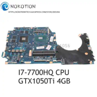 929518-001 929518-601 For HP TPN-Q195 17-AN 17T-AN G3BA Motherboard GTX1050Ti 4G I7-7700HQ CPU DAG3BAMBAF0 929517-501 929517-001