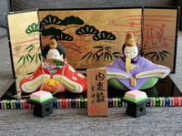 內里雛人形，圣峰作。三月三女兒節雛祭り人偶擺飾。人物主體和葵
