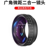 Wide-Angle Macro Lens Adapter Ring for Sony Zv1 White Small New Machine ZV-E10 Black Card 7 Digital Camera A7c Lens Accessories