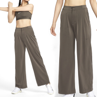 Nike Bliss Trouser 女款 咖棕色 運動 落地褲 寬鬆 訓練 透氣 休閒 長褲 FQ2167-004