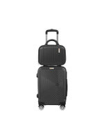 Luggage Suitcase Set กระเป๋าเดินทาง 20นิ้ว+13นิ้ว รุ่น LG-DB - Black