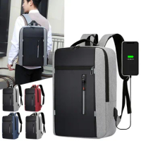 Waterproof Business Backpack Men USB School Backpacks 15.6 Inch Laptop Backpack Large Capacity Bagpacks For Men Back Pack Bags