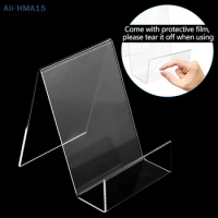 Transparent Acrylic Bookshelf Book Stand Book Display Stand Book Table Photo Album Notebook Stand Office Accessories