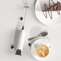 Electric Drink Foamer Whisk Handheld Coffee Cappuccino Creamer Whisk Egg Beater for Coffee Latte/Cappuccino/Hot Chocolate/Egg