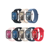 【Apple】Apple Watch S9 GPS+行動網路 41mm(鋁金屬錶殼)