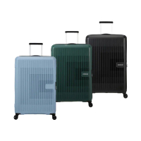 【AMERICAN TOURISTER 美國旅行者】28吋 AEROSTEP 立體漸層可擴充大容量輕量PP行李箱/旅行箱(多色可選)