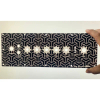 เพลทTb21ย้ายสีดำงานไฟอะคริลิก 3 มิลLEDขนาดช่องเพรท 25x5 cm. ขนาดทั้งหมด 28x 10 cm .ไม่เซาะหลัง สินค้