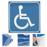 Disabled Wheelchair Sign Handicap Waterproof Waterproof Waterproof Stickers Decal Symbol Disability Parking Toilet