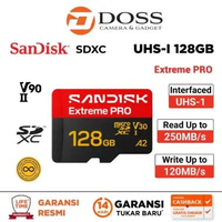 SanDisk microSDXC Extreme Pro UHS-I 128GB R250MB/s W120MB/s