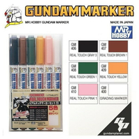 【鋼普拉】 郡氏 GSI 鋼彈麥克筆 鋼彈筆 GUNDAM MARKER 薩克 ZAKU 專用6色 GMS113