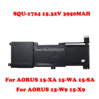 Laptop SQU-1724 Battery For Gigabyte For AORUS 15-XA 15-WA 15-SA 15-W9 15-X9 SQU-1724 15.32V 3950MAH New
