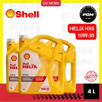 Oli Mobil Shell Helix HX6 10W30 4L Galon (Dijamin Ori 100%)