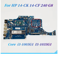 6050A3158801-MB-A02 L89470-601 L89469-601 For HP 14-CF 14-CK 240 G7 240 G8 Laptop Motherboard With i3-1005G1 i5-1035G1 CPU UMA