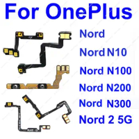 For OnePlus 1+ Nord N10 N100 N200 Nord N300 Nord 2 5G On Off Power Volume Keys Switch Side Button Flex Cable Parts