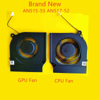 ใหม่คอมพิวเตอร์ CPU GPU พัดลมระบายความร้อนสำหรับ Acer Nitro 5 Series AN515-55 AN515-44 AN517-52โน้ตบุ๊ค PC Cooler พัดลม DC28000QDF0 5V 4 Pin