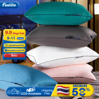 FLM หมอน1000/1200/1400gโรงแรม5ดาว หลับสบาย นอนหนุนเพื่อสุขภาพ แก้ปวดคอ หมอนรองนอนกันไรฝุ่นหนานุ่มสบา