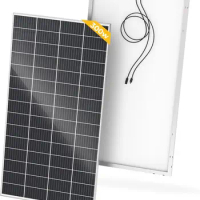 300 Watts 10BB Mono Solar Panel Monocrystalline Technology Work with 12 Volts Charger for RV Camping Home Boat Marine Off-Grid