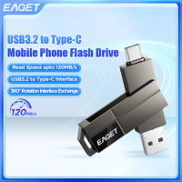 Eaget CF33 USB.3.2 Flash Drives High Speed Transfer Portable USB 64GB 32GB 128GB 256GB Pendrive Flash Disk Memoria