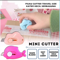 pisau cutter mini kater pemotong karakter motif lucu dolpin