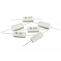 5W 10W 20W Cement Resistor Chalk Resistor Perintang Kapur 5 Watt 10 Watt 20 Watt 1 10 100 1k 10k 100
