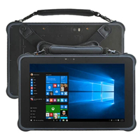 Rugged 10.1inch RS232 Tablet PC Windows 10 Pro Intel Core CPU i5-8200Y 16GB RAM 512GB ROM 4G LTE Industrial Tablet MIL-STD-810
