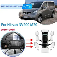 Car Full Coverages Sunshades For Nissan M20 NV200 Evalia Vanette 2010~2016 Anti-UV Sunscreen Window Sunshade Auto Accessories