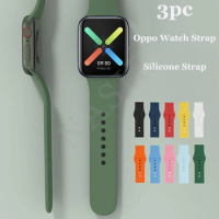 3pcs Replacement Watch Strap for Oppo Sport Watch Smart Watchband 46mm 41mm Silicone for Oppo Watch Strap Bracelet