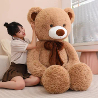 80/100cm Big Size Teddy Bear Plush Toy Stuffed Animals Dolls Kawaii Soft Pillow Grilfriend Girl Birthday Valentines Day Gift