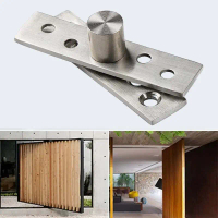 2Pcs Engsel Pivot 360° Engsel Putar 150x30mm Engsel Pivot Jendela Engsel 360 Derajat Stainless engse