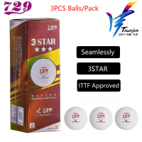 729 Friendship 3Stars Seamless Table Tennis Ball 40+ New Material Ping Pong Balls for National Games