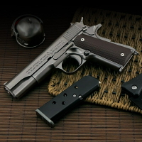 美1911金屬全金屬1:2.05大號柯爾特可拋殼真拆卸不可發射手槍模型-朵朵雜貨店
