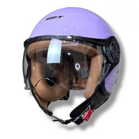 JS Helm Bogo Hijab Retro Gift Amora Polos /Helm Bogo Wanita Half Face - LYLAC L