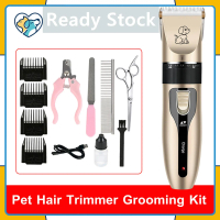 Pet Razor Isi Ulang Kucing Anjing Pemangkas Rambut Grooming Kit Clipper Alat Cukur Listrik Set Poton