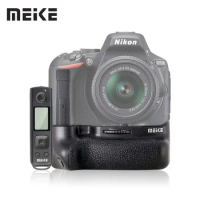 Meike MK-D5500 Pro Vertical Battery Grip with 2.4G Wireless Remote for Nikon D5500 SLR Camera work with EN-EL14 Battery