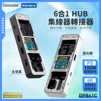 【Dockcase】DPB61C 6合1 HUB 集線器(轉接器/傳輸擴充擴展塢)