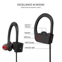 Sport Running Bluetooth Earphone For Sony Xperia XA Ultra Dual Earbuds Headsets With Microphone Wireless Earphones