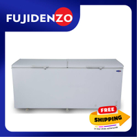 Fujidenzo 22nd. ft. Dual Function Solid Top Chest Freezer/Chiller with Galvanized Interior FC-22GDF2