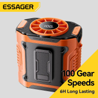 Essager Digital Display Waist-Mounted Mini Fan 1-100 High Speed Adjustable Portable Fan With 4000mAh