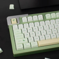Mechanical Keyboard Botanical Keycaps XDA Green 142 Keys PBT Dye Sublimation GK61 Anne Pro 2 Varmilo Game PC