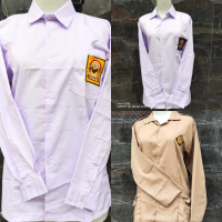 baju sekolah SM/SMA lengan panjang putih dan pramuka Tebal Nyaman