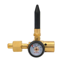Natural Gas Pressure Reducing Valve Brass Inner And Outer Wire Valve HM-HE-01 Portable Helium Balloon Pressure Reducing Valve